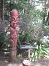 Maori statue near Kerikeri.