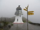 Lighthouse at Cape Reinga, northern tip of New Zealand
