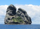 Very big rock along the coast.
