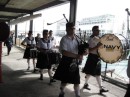 Bagpipers in Auckland
