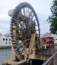 Replica of original Malaka River waterwheel. 20-11-13
