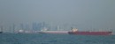 Smog and super tankers. Singapore Straits. 9-11-13
