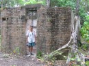 The old gaol on Peel Island. The walls were 4 bricks thick!