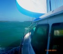 Approaching Albany Passage, Cape York. 11-7-13