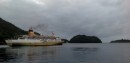 Cruise ship leaving Banda Naira. 19-8-13