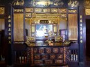 Altar for MaChoo, patron deity of fishermen and seafarers, Cheng Hoon Teng Temple, Malalka. 21-11-13