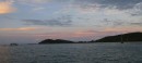 Reflected sunset at Great Keppel Island (looking east). 22-1-13