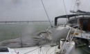 Just one shot that gives some idea of the ferocity of the storm created by ex TC "Oswald". Rosslyn Bay Marina, 25-1-13