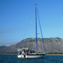 Jepeda IV off the beach at Cape Melville. 26-10-12