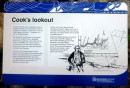 Info board on the Cooks Look walk, Lizard Island. 21-10-12