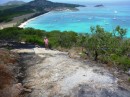 One of the granite rock faces on Cooks Look walk, Lizard Island. 21-10-12