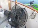 What a crock does to a crab pot when he wants what