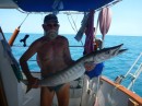 Barracuda - big, toothy and useless. Lots of these around here! 2-11-12