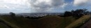 A view of Auckland from the Mount Eden volcano.
