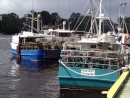 Lobster boats on the west coast in Strahan. All the catch goes to China at an exorbitant price. 