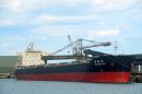 Grain  Freighter: Chinese freighter taking on grain at Geraldton