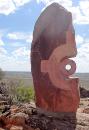 International Stone Art at Broken Hill: This work was done by a Mexican artist