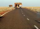 No Passing: We crawled behind these road wide loads for a couple of hours in Northern Territories until they stopped for the night in Camooweal just across the boundary in Queensland
