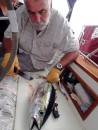 Day 2 we catch a yellowfin tuna
