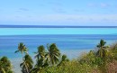 Super turquoise in the lagoon of Huahine.
Lagon on ne peut plus turquoise.
