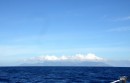 Tahiti on the horizon enroute to Moorea