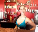 Ambre, head waitress at La Terrasse restaurant