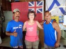 Dominique with park rangers Charlie and Harry as we clear out to Pago Pago.
Une semaine plus tard, c