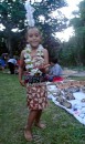 Young dancer at a Tongan feast