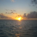 Laura shot this view of the sunset while we were anchored at Anegada.  She was hoping to catch that elusive Green Flash