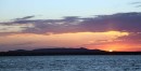 Sunset over Coochiemudlow Island, Moreton Bay.
