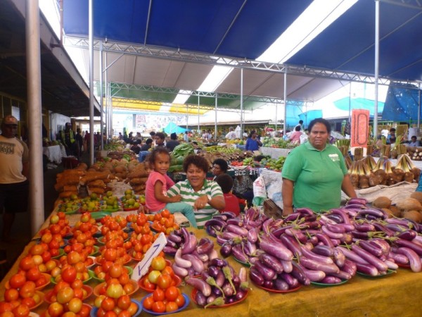 The capital of Suva has a huge market where fruits and veggies of every kind can be found at excellent prices