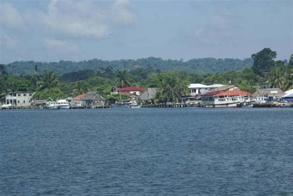 Town of Livingston,  port of entry and beginning of the Rio Dulce