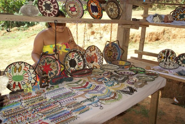 The women are expert weavers and their baskets and bowls fetch high prices