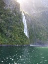 Numerous water falls grace the rugged fiords in Milford Sounds,  and this was the dry season.