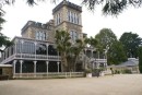 Larnach Castle on Dunedin Peninsula,  constructed from 1871-1887 by a banker/merchant.  @00 workers labored 3 years before the family moved in,  then craftsmen spent 12 years embellishing the interior