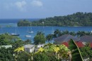 Port Antonio with Navy Island in the background