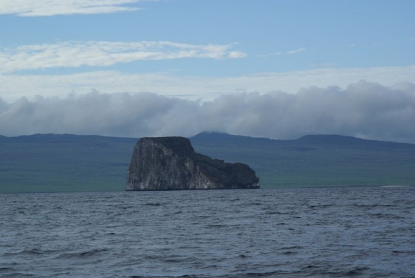 Kicker Rock,  our first dive site,  water temp in the low 60s