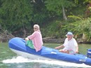 Roger 75 y/o and Frankie 68 y/o guided us in there sailboat to Cacheros and local jungle rivers
