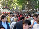 Crowds on Las Ramblas