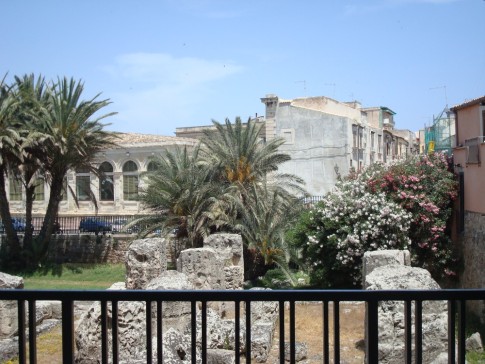 View of Temple of Apollo grounds