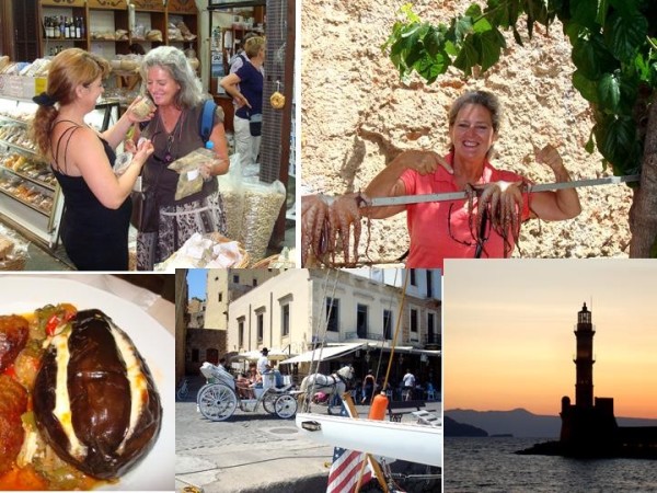 Chania town collage