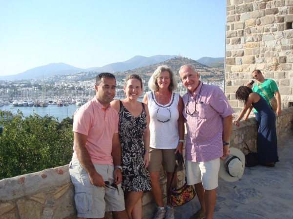 Sam, Jen Kath & Craig in Bodrum, Turkey