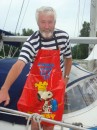 Captain Alan invites Kath & Craig over for "Snoopy Special" dinner