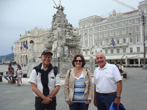 Atillio, Maria and Craig in Trieste