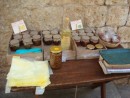 local food products: fig & quince cakes and fruit marmalades