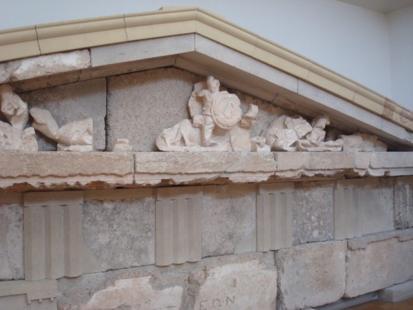 re-assembly of pediment from "Temple of Zeus" ~ quite spectacular tho far from complete