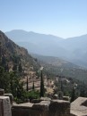 the valley below Delphi