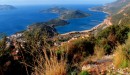 View of coastline around Kas from the Lycian Way