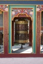 Prayer wheel in Chame