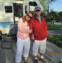Dave and Judy with RV in background